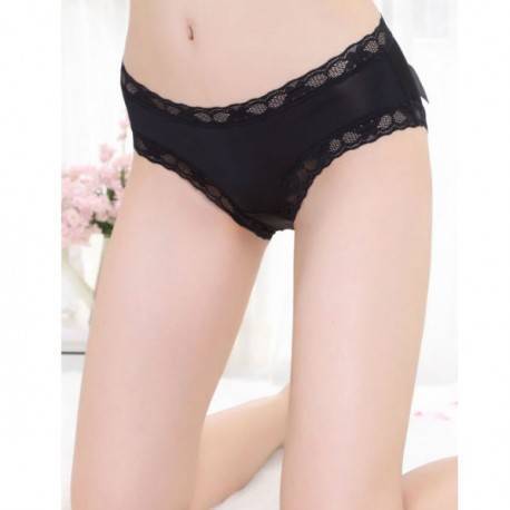 QUEEN LINGERIE TANGA NEGRO LOVE