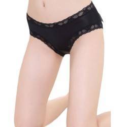 QUEEN LINGERIE CULOTTE ABERTURA TRASERA NEGRO