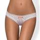 TANGA MELIDIA BLANCO OBSESSIVE TALLA S/M