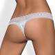 TANGA MELIDIA BLANCO OBSESSIVE TALLA S/M