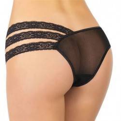 QUEEN LINGERIE PANTY NEGRO TALLA UNICA