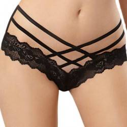 QUEEN LINGERIE PANTY NEGRO TALLA UNICA.