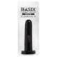 BASIX PENE DE GELATINA SMOOTHY 13 CM NEGRO