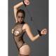 LEG AVENUE BODYSTOCKING  CON AROS GOLD Y ESPOSAS