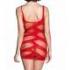 QUEEN LINGERIE MINI VESTIDO ROJO TALLA UNICA