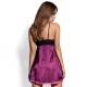 OBSESSIVE FUCSIA CHEMISE ROSA/NEGRO S/M