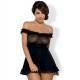 OBSESSIVE FLORESITA BABYDOLL NEGRO S/M