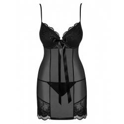 OBSESSIVE KISSELENT CHEMISE &  TANGA S/M