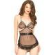 LEG AVENUE BABYDOLL NEGRO TALLA UNICA