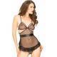 LEG AVENUE BABYDOLL NEGRO TALLA UNICA