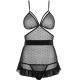 LEG AVENUE BABYDOLL NEGRO TALLA UNICA