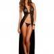 QUEEN LINGERIE BABYDOLL NEGRO TALLA UNICA