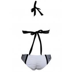 QUEEN SUMMER ORIGINAL BIKINI BLANCO / NEGRO TALLA M