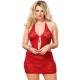 LEG AVENUE MINI VESTIDO ABIERTO ROJO SEXY TALLA GRANDE