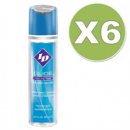 ID LUBRICANTE BASE AGUA  65 ML PACK 6 UDS