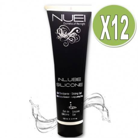 PACK 12 UDS NUEI INLUBE LUBRICANTE SILICONA 100ML