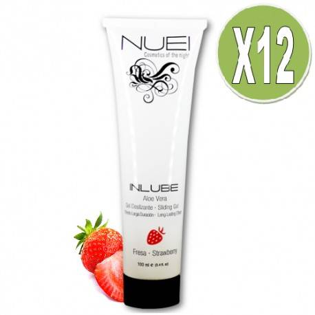 PACK 12UDS NUEI INLUBE ALOE VERA FRESA 100ML