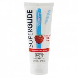 HOT SUPERGLIDE LUBRICANTE COMESTIBLE FRAMBUESA 75ML