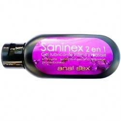 SANINEX 2 EN 1 LUBRICANTE INTIMO Y MASAJE ANAL SEX