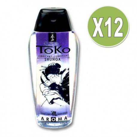 SHUNGA TOKO AROMA LUBRICANTE UVA SENSUAL (X 12 UDS)