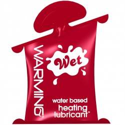 WET LUBRICANTE BASE AGUA EFECTO CALOR 10ML