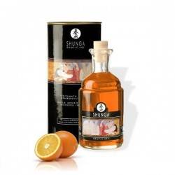 SHUNGA ACEITE AFRODISIACO BESOS INTIMOS FANTASIA DE NARANJA.