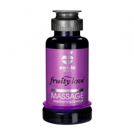 FRUITY LOVE ACEITE MASAJE EFECTOR CALOR 100 ML FRAMBUESA / POMELO SWEDE