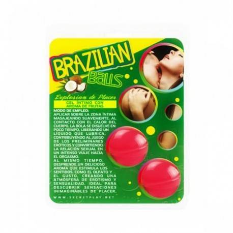 BRAZILIAN BALLS FRESAS SET 2 BOLAS