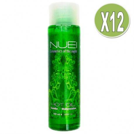 PACK 12UDS NUEI ACEITE EFECTO CALOR SANDIA 100ML