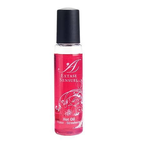 EXTASE SENSUEL ACEITE ESTIMULANTE FRESA VIAJE CALOR 35ML