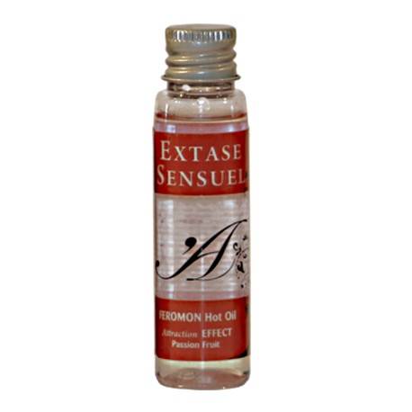 ACEITE DE MASAJE EFECTO CALOR CON FEROMONAS FRUTA DE LA PASION VIAJE 35ML