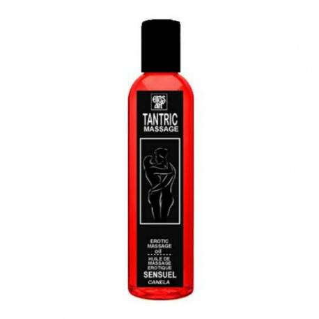 EROS-ART  ACEITE MASAJE TANTRICO NATURAL Y AFRODISÍACO CANELA 100ML