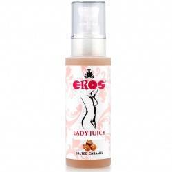 EROS LADY JUICY ACEITE DE MASAJE SABOR INTENSO CARAMELO SALADO 125ML