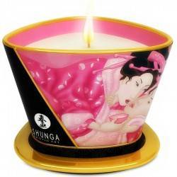 SHUNGA MINI CARESS BY CANDELIGHT VELA MASAJE ROSAS AFRODISIACAS 170ML