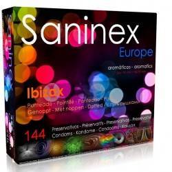 SANINEX PRESERVATIVOS IBIZAX PUNTEADO AROMATICO PLAYA 144 UDS