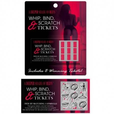 KHEPER GAMES JUEGO WHIP, BIND AND SCRATCH TICKETS