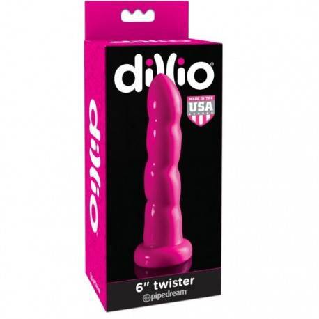 DILLIO DILDO TWISTER CON VENTOSA 15.3 CM