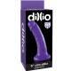 DILLIO DILDO DELGADO CON VENTOSA - LILA 15.3 CM