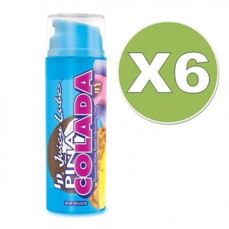 ID JUICY LUBE  LUBRICANTE PIÑA COLADA 108ML PACK 6 UDS