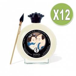 SHUNGA PINTURA CORPORAL DE VAINILLA Y CHOCOLATE (X 12 UDS)