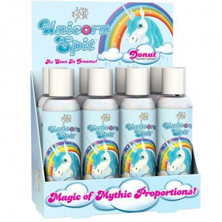 WET UNICORN LUBRICANTE SABOR DONUT  130GR PACK 8DS