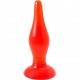 PLUG ANAL TACTO SUAVE ROJO 14.2