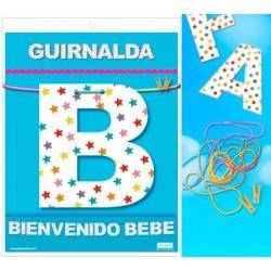 GUIRNALDA BIENVENIDO BEBE (Cartulina 220gr)