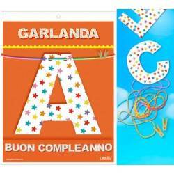 GUIRNALDA BUON COMPLEANNO (Cartulina 220gr)