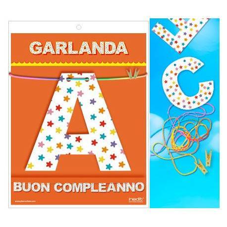 GUIRNALDA BUON COMPLEANNO (Cartulina 220gr)