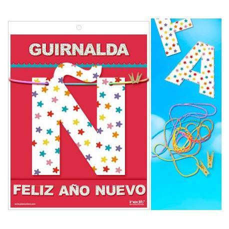 GUIRNALDA FELIZ AÑO NUEVO (Cartulina 220gr)