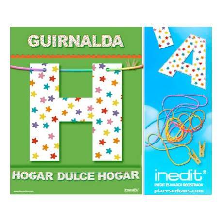 GUIRNALDA HOGAR DULCE HOGAR (Cartulina 220gr)