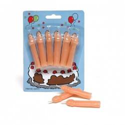 VELAS FORMA PITO ( 6 UDS)