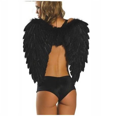 ALAS  NEGRAS ANGEL PARA DISFRAZ  M&S LINGERIE