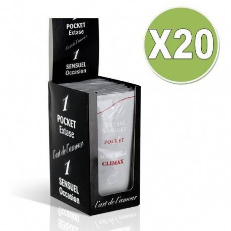 EXTASE SENSUEL CLIMAX ESTIMULANTE MASCULINO X 20